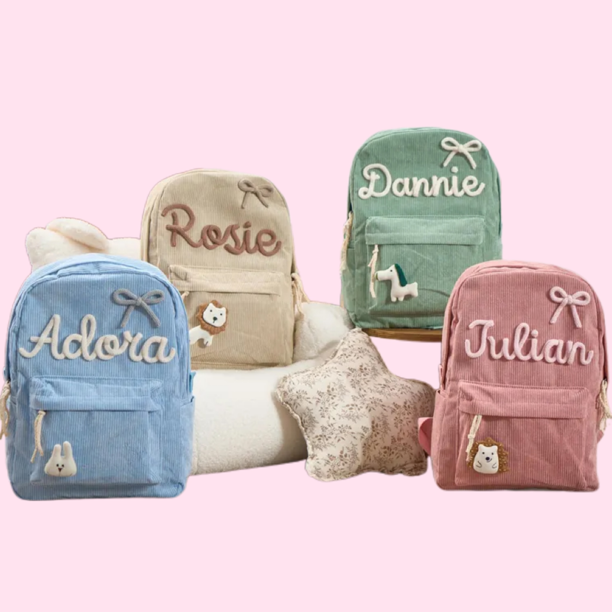 Personalized Kids' Backpacks: Add Your Child's Name for a Special Touch!
