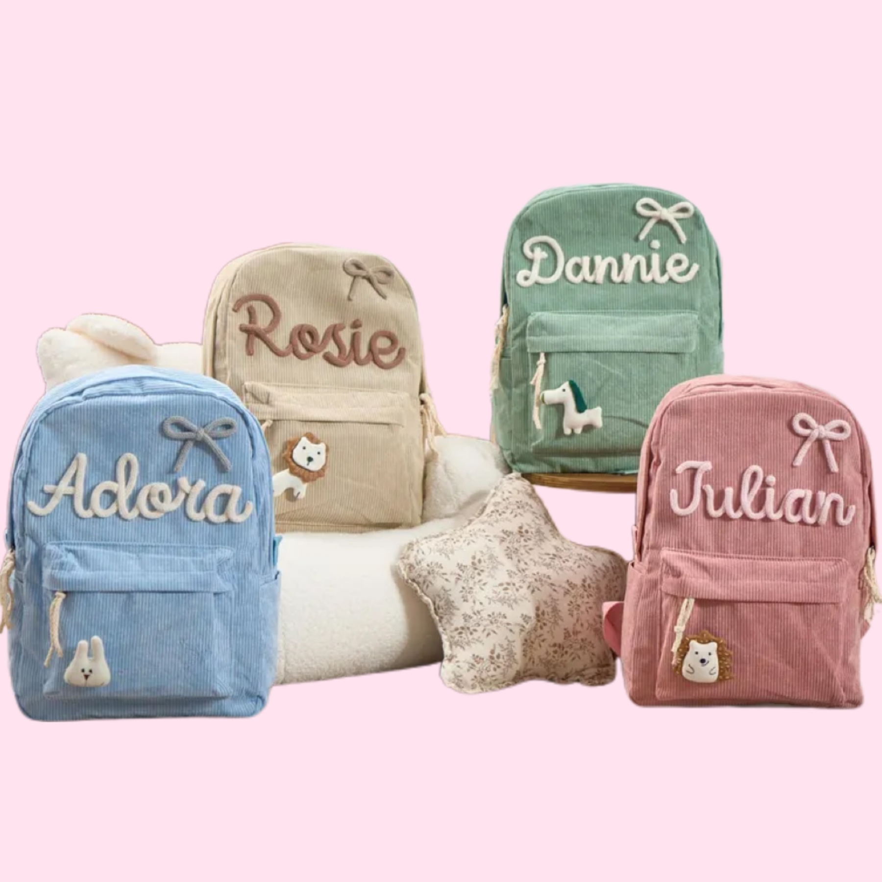 Personalized Kids' Backpacks: Add Your Child's Name for a Special Touch!
