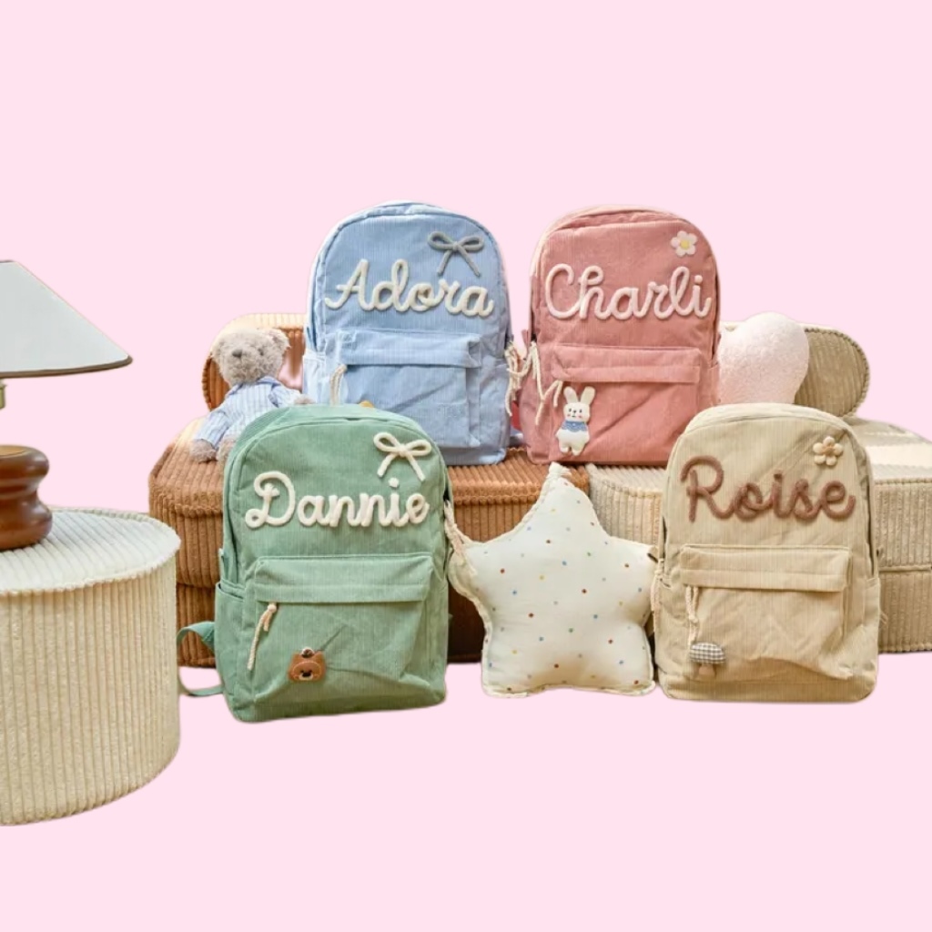 Personalized Kids' Backpacks: Add Your Child's Name for a Special Touch!