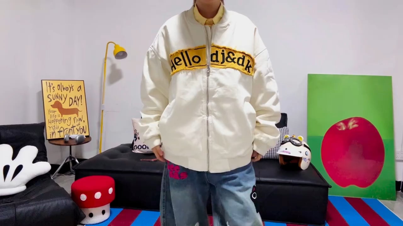 Snoopy Baseball Puffer Jacket | Comic-Inspired Warmth · Love at First Wear  The three-dimensional embroidered Snoopy leaps to life on the jacket, perfectly capturing his heartwarming smile from the comics. Designed in a classic baseball silhouette with li