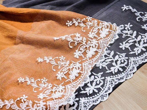 Floral Kitchen Apron - Hand-Embroidered 100% Cotton Apron, Thoughtful Mother’s Day Gift for Women