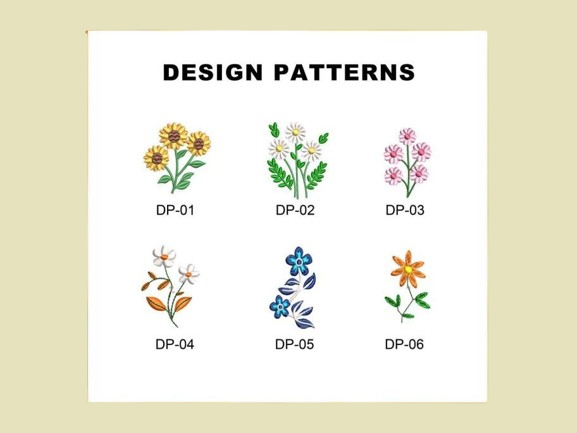 Floral Kitchen Apron - Hand-Embroidered 100% Cotton Apron, Thoughtful Mother’s Day Gift for Women