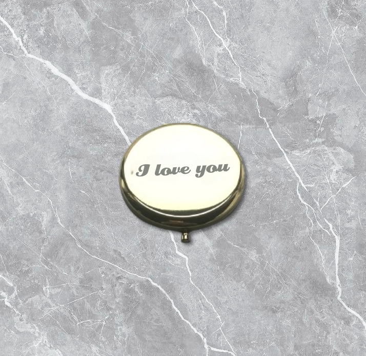 Hand-engraved gold and rose gold mirrors - timeless keepsakes for moms (Mother's Day gifts), besties and brides