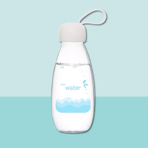 Environmentally friendly reusable plastic water bottle, join the water-saving movement
