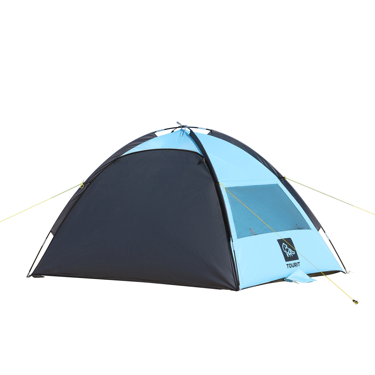 Tourit 3 Person Beach Tent with uv Protection instant Sun Shelter for Outdoor Fun