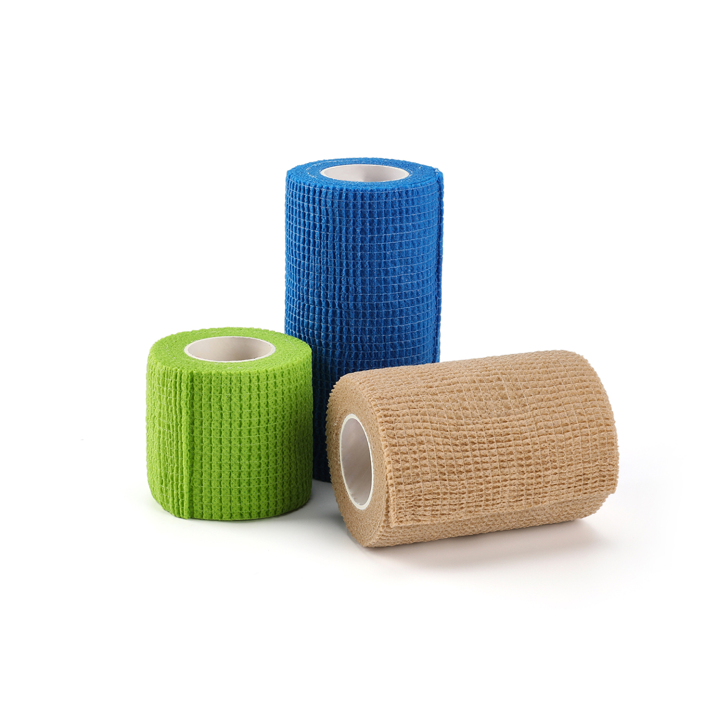 Basvo 3 Pack Self Adhesive Bandage Wrap 2-x-5 Yards Elastic Cohesive Bandage Wrap