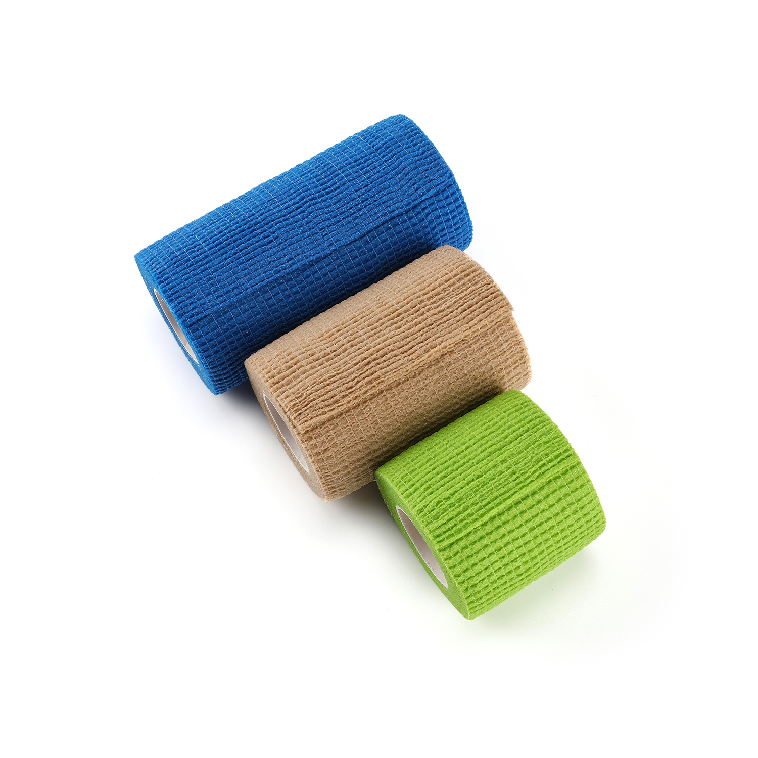 Basvo 3 Pack Self Adhesive Bandage Wrap 2-x-5 Yards Elastic Cohesive Bandage Wrap