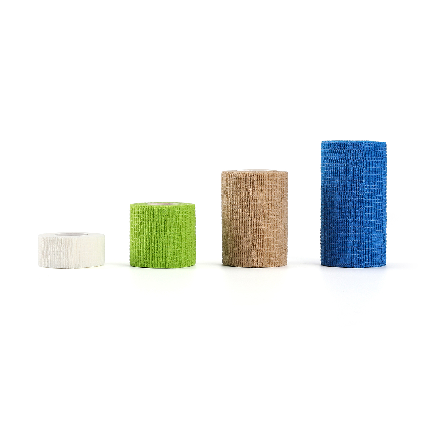 Basvo 3 Pack Self Adhesive Bandage Wrap 2-x-5 Yards Elastic Cohesive Bandage Wrap