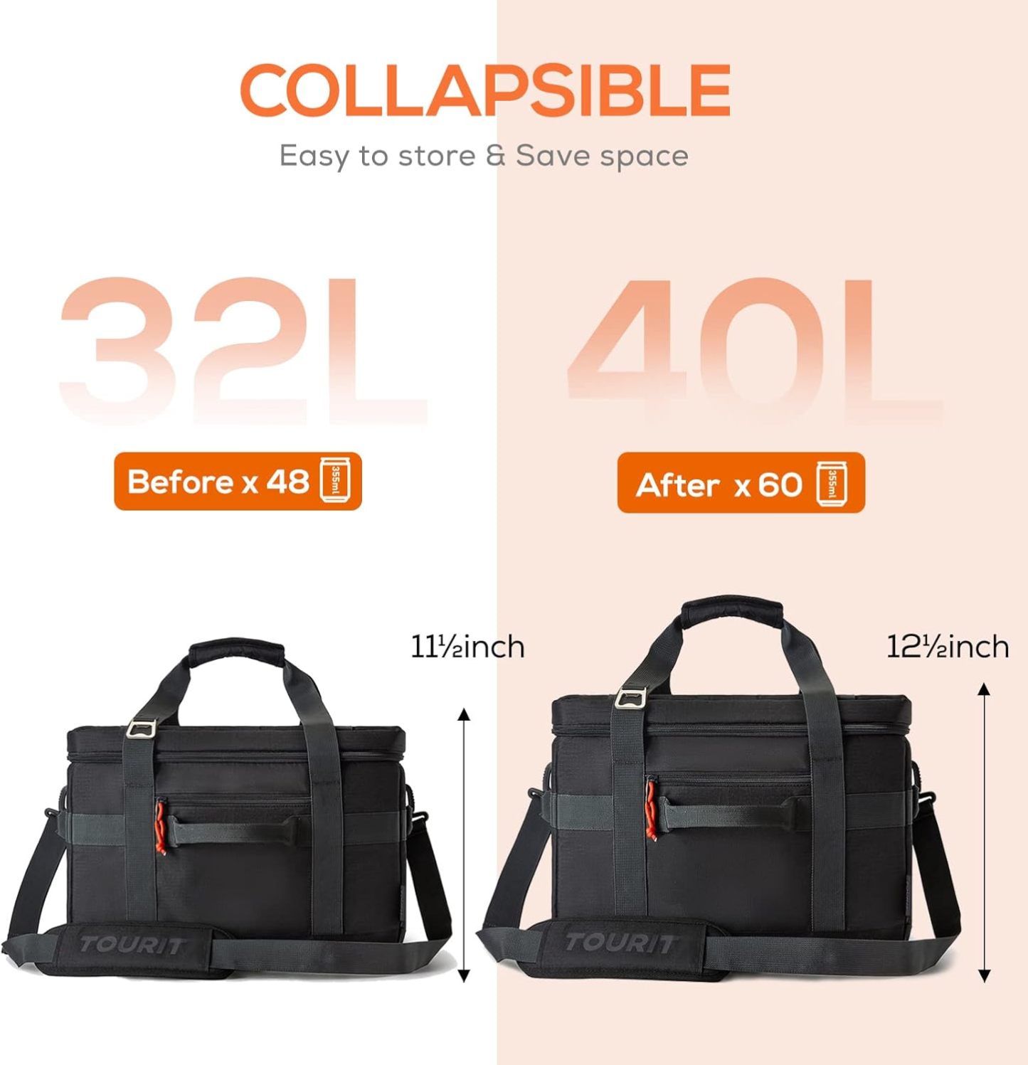 TOURIT 60 Can Cooler Bag
