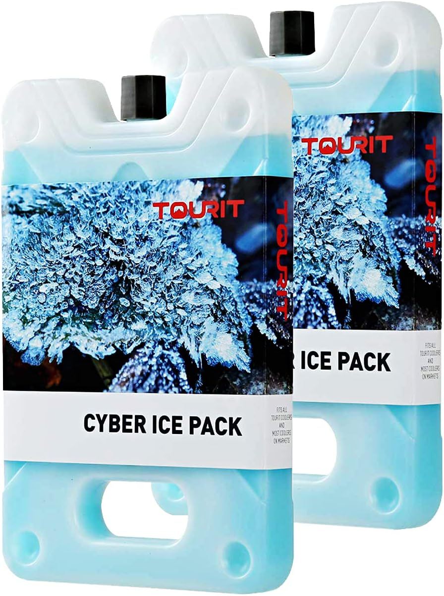 TOURIT 2PCS Ice Pack for Lunch Box