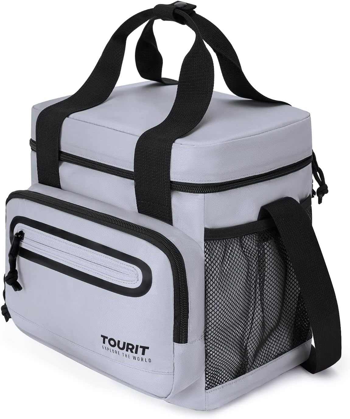 TOURIT 14L Large Lunch Bag Gray