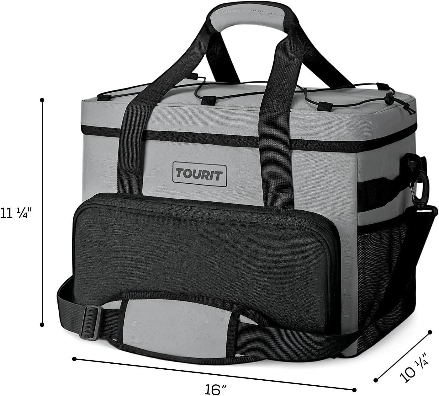 TOURIT 46 Can Cooler Bag Grey