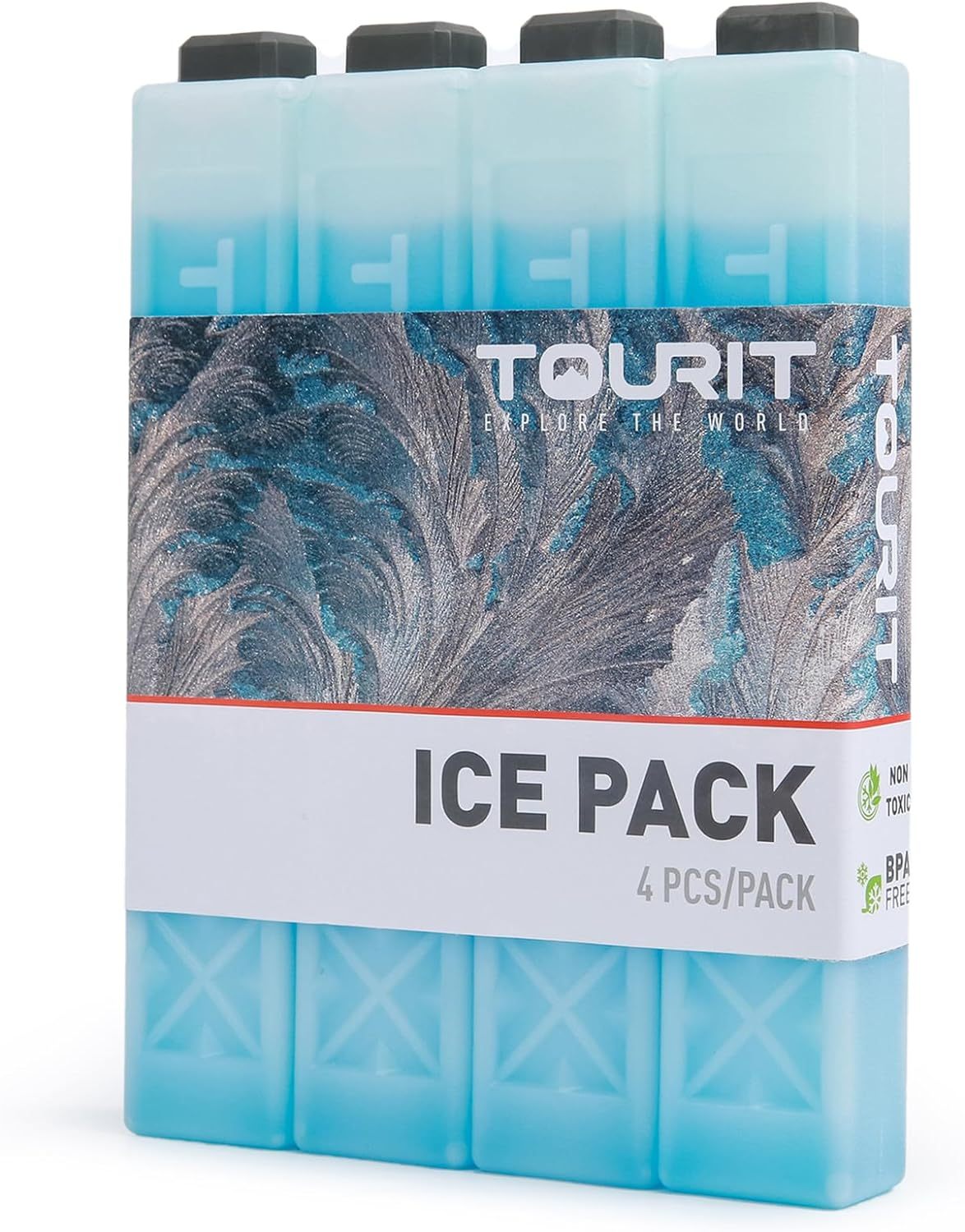 TOURIT Set of 4 Ice Pack for Lunch Box