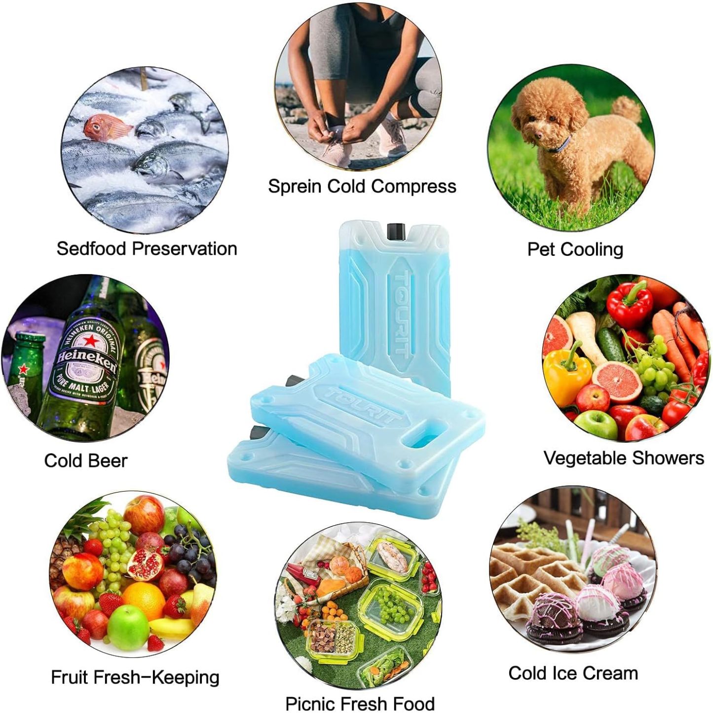 TOURIT Ice Pack for Lunch Box