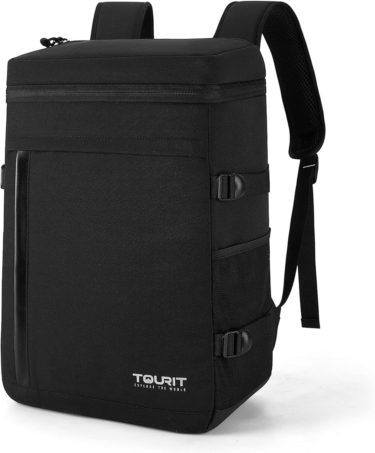 TOURIT Cooler Backpack 32 Cans Backpack  Black