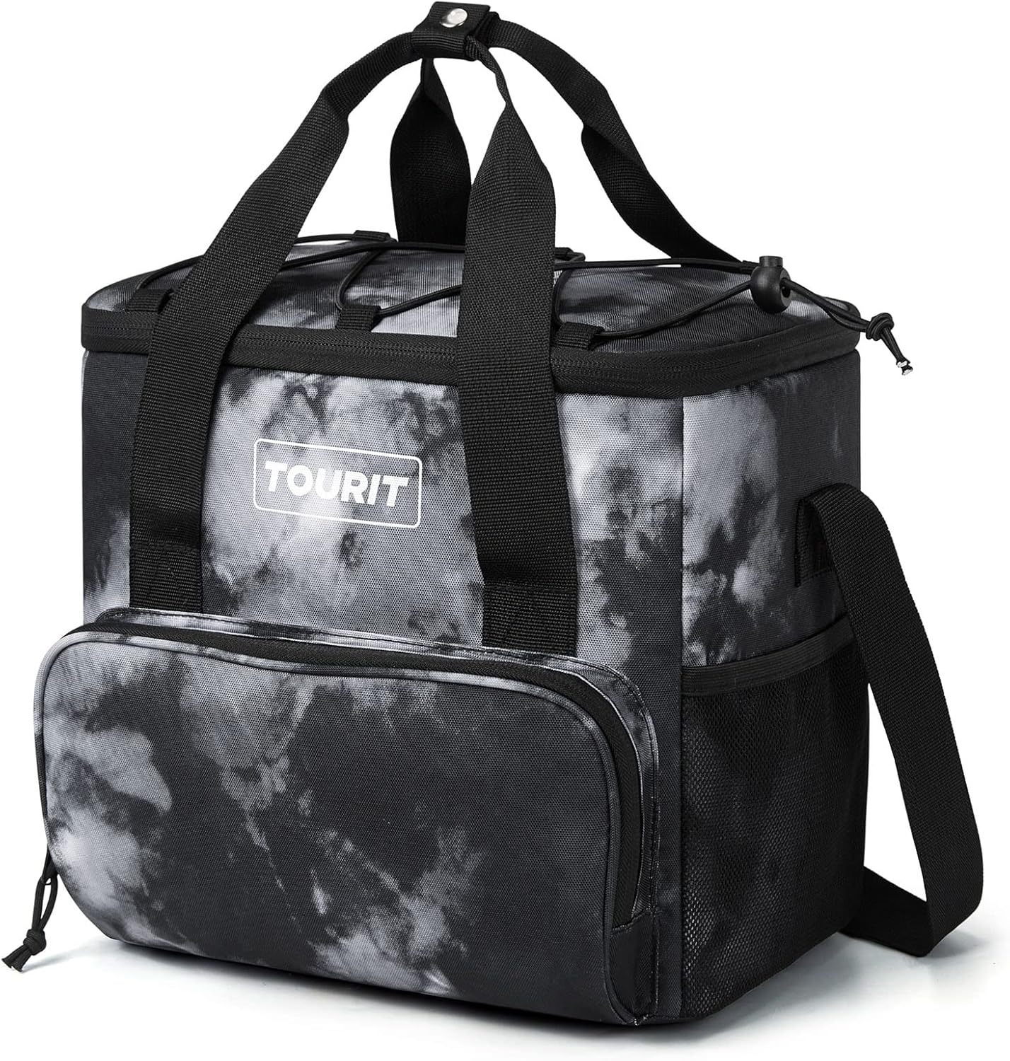 TOURIT 24 Can Cooler Bag Tie-dye Black