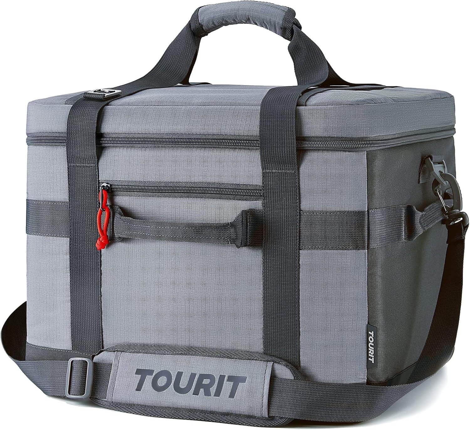 TOURIT 60 Can Cooler Bag Grey