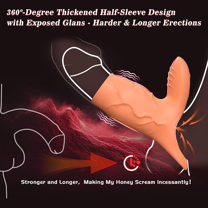 💥Specially launched the Supreme Couple Series 2-in-1 - Vibrating Penis Armor