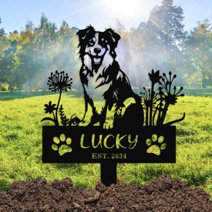 Personalized Pet Memorial Garden Stake, Custom Cat Headstone for Outdoor Decor | Memorial Plaque for Lost Pets-MetalsignX