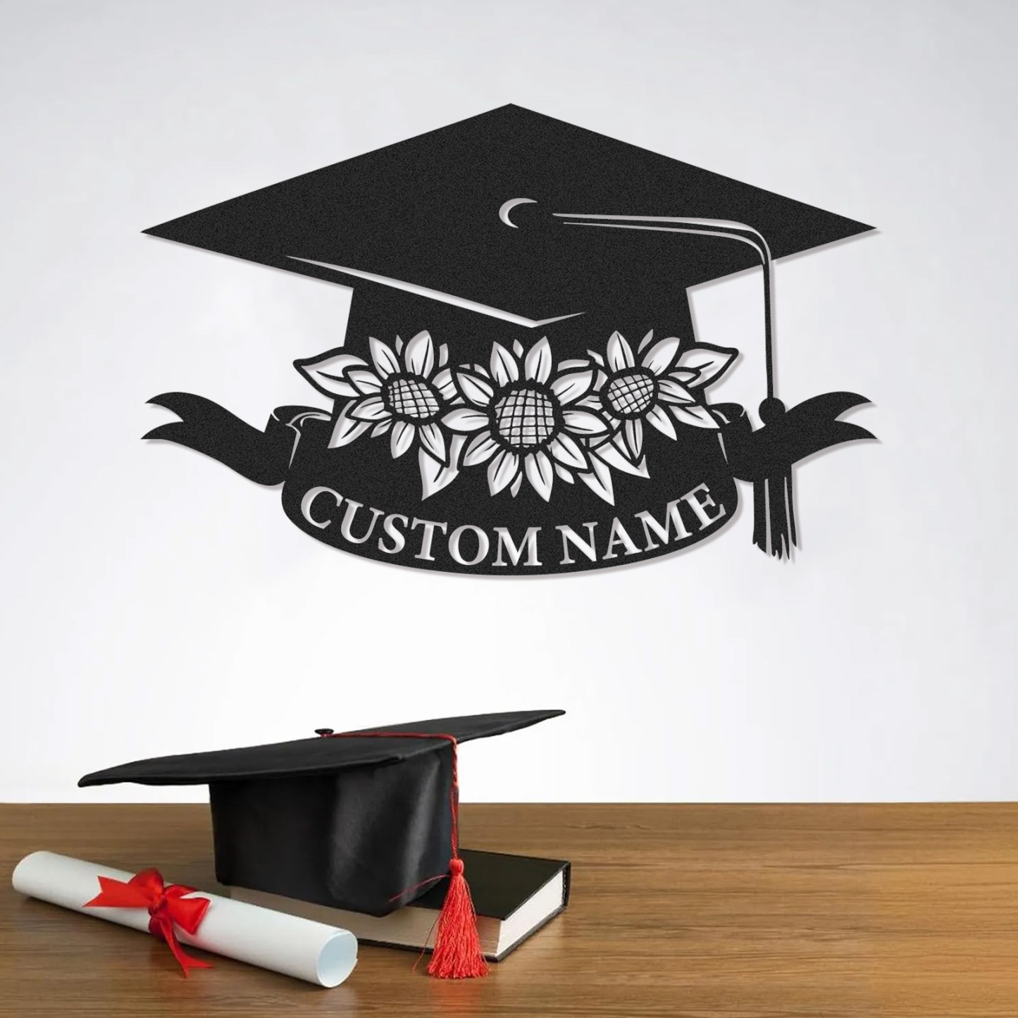 [Copy][Copy][Copy][Copy][Copy][Copy]Custom Minimalist Graduation Metal Sign Class of 2025 Personalized Wall Decor