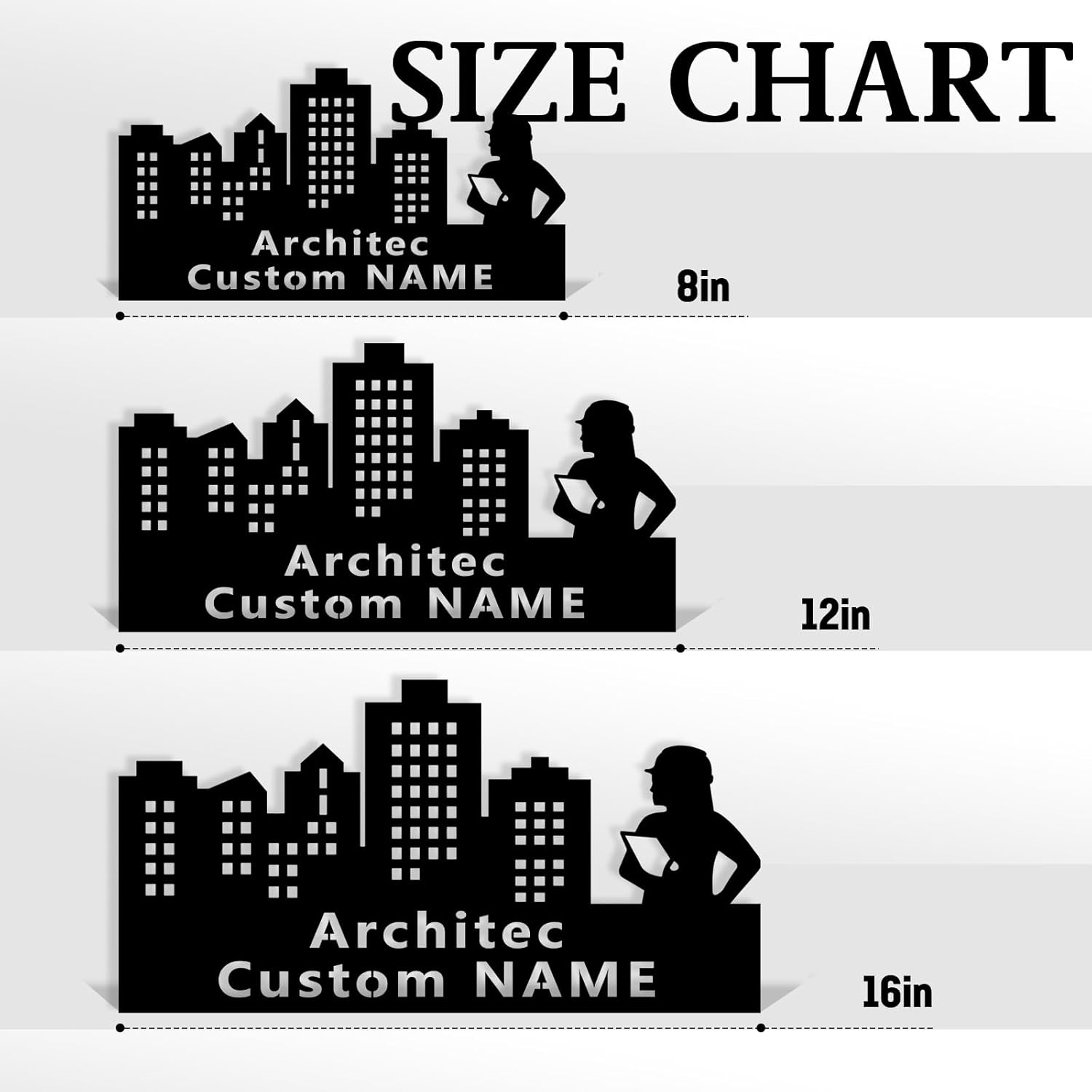  Custom Family Name Plate for Desk, Metal Sign Name Tags, Personalized Desk Accessories-MetalsignX