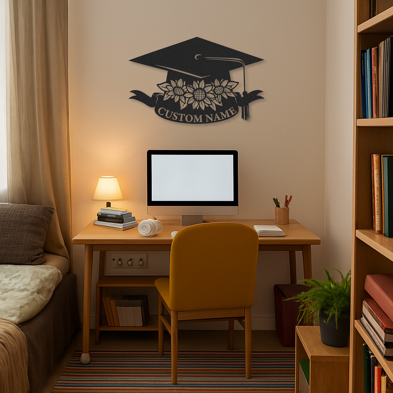 [Copy][Copy][Copy][Copy][Copy][Copy]Custom Minimalist Graduation Metal Sign Class of 2025 Personalized Wall Decor