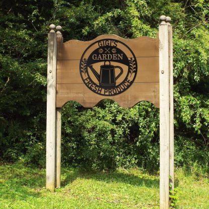 Custom Garden Sign, Vegetable Garden Sign, Personalized Metal Garden Signs for Outdoors-MetalsignX