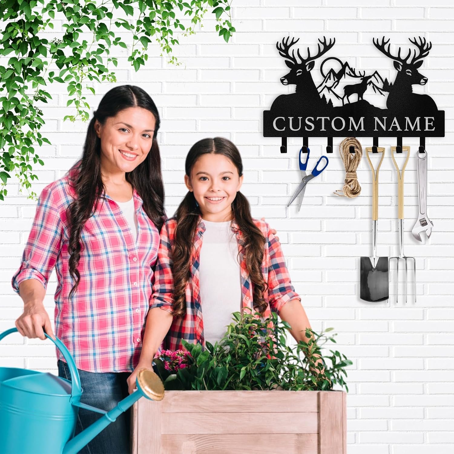 Personalized Polar  Key Hanger, Custom Metal Key Rack  | Unique Wall Organizer for Home Decor-MetalsignX