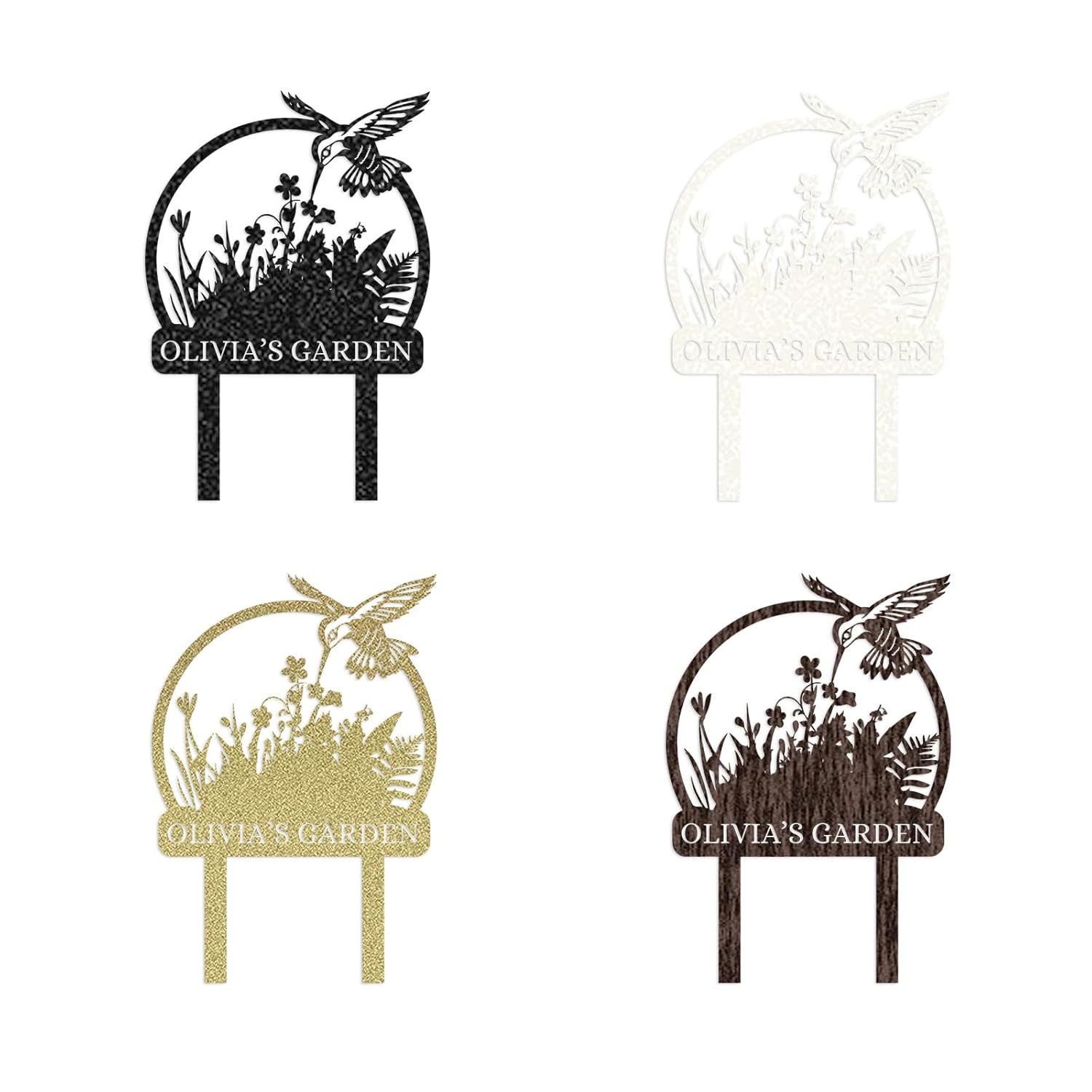 Personalized Garden Signs  | Garden Signs Decorative Outdoor | Gardening Decor Gifts-MetalsignX