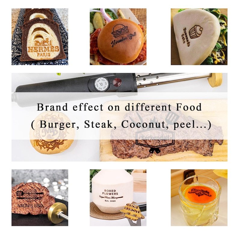 Custom Photograph Branding Iron for Woodworker Signature Branding Iron Wood burning iron with box custom metal stamp for christmas gifts