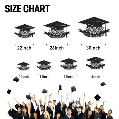 [Copy][Copy][Copy][Copy][Copy][Copy]Custom Minimalist Graduation Metal Sign Class of 2025 Personalized Wall Decor
