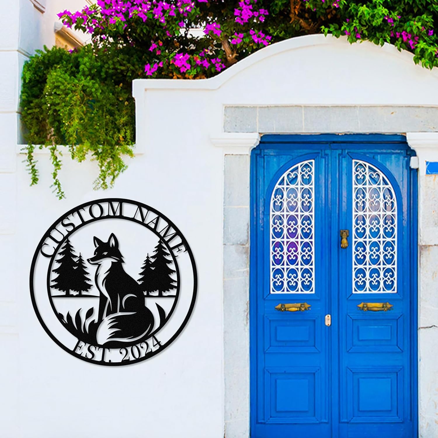 Custom Iron Animal Signs - Personalized Metal Wall Decor with Dragon, Bear, Fox & More-MetalsignX