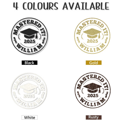 [Copy][Copy][Copy]Custom Minimalist Graduation Metal Sign Class of 2025 Personalized Wall Decor