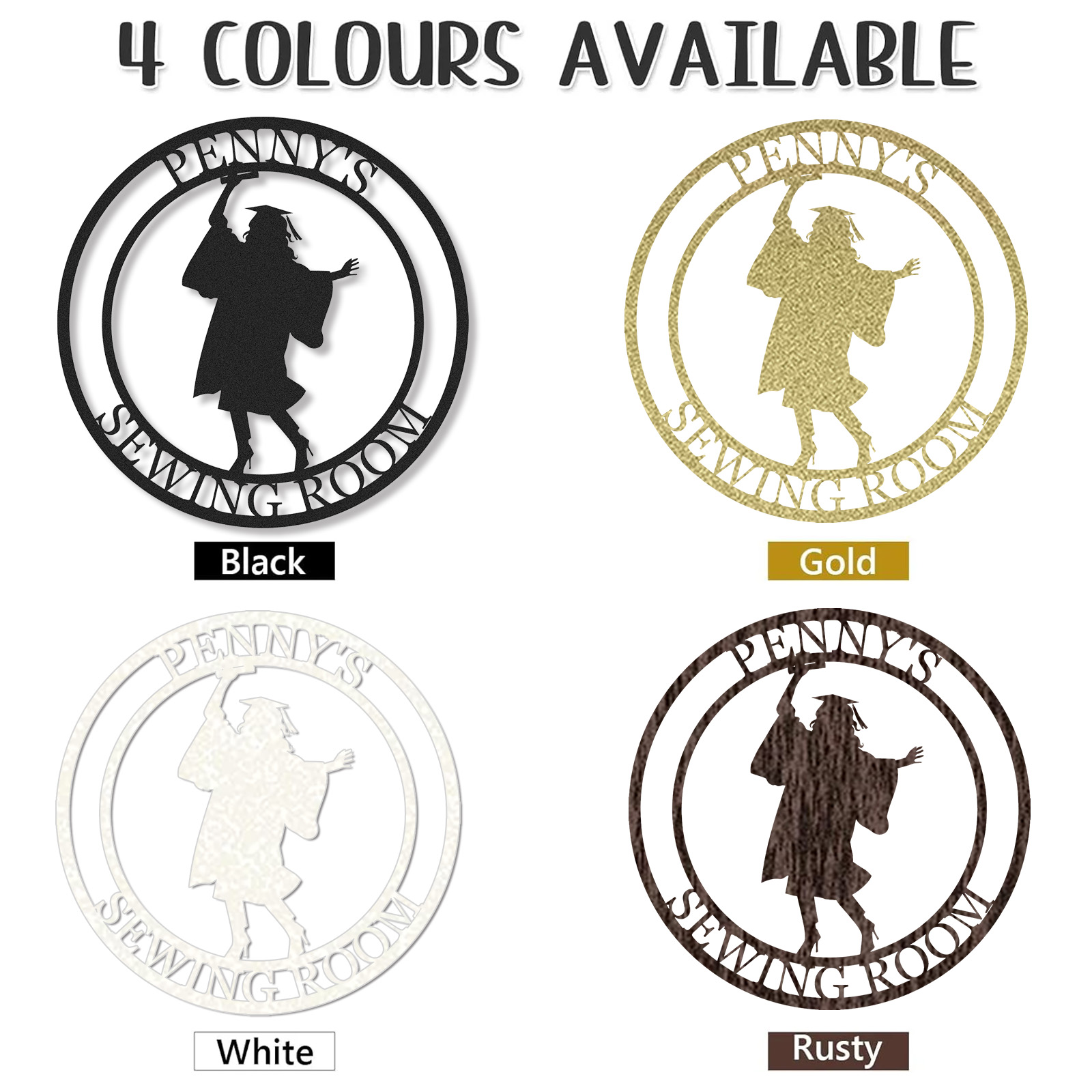 [Copy][Copy][Copy][Copy][Copy][Copy][Copy]Custom Minimalist Graduation Metal Sign Class of 2025 Personalized Wall Decor