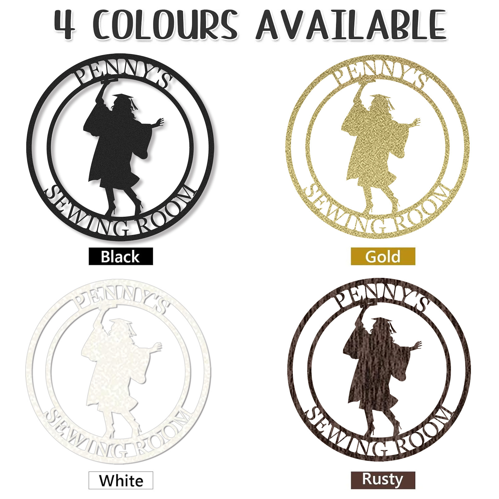 [Copy][Copy][Copy][Copy][Copy][Copy][Copy]Custom Minimalist Graduation Metal Sign Class of 2025 Personalized Wall Decor