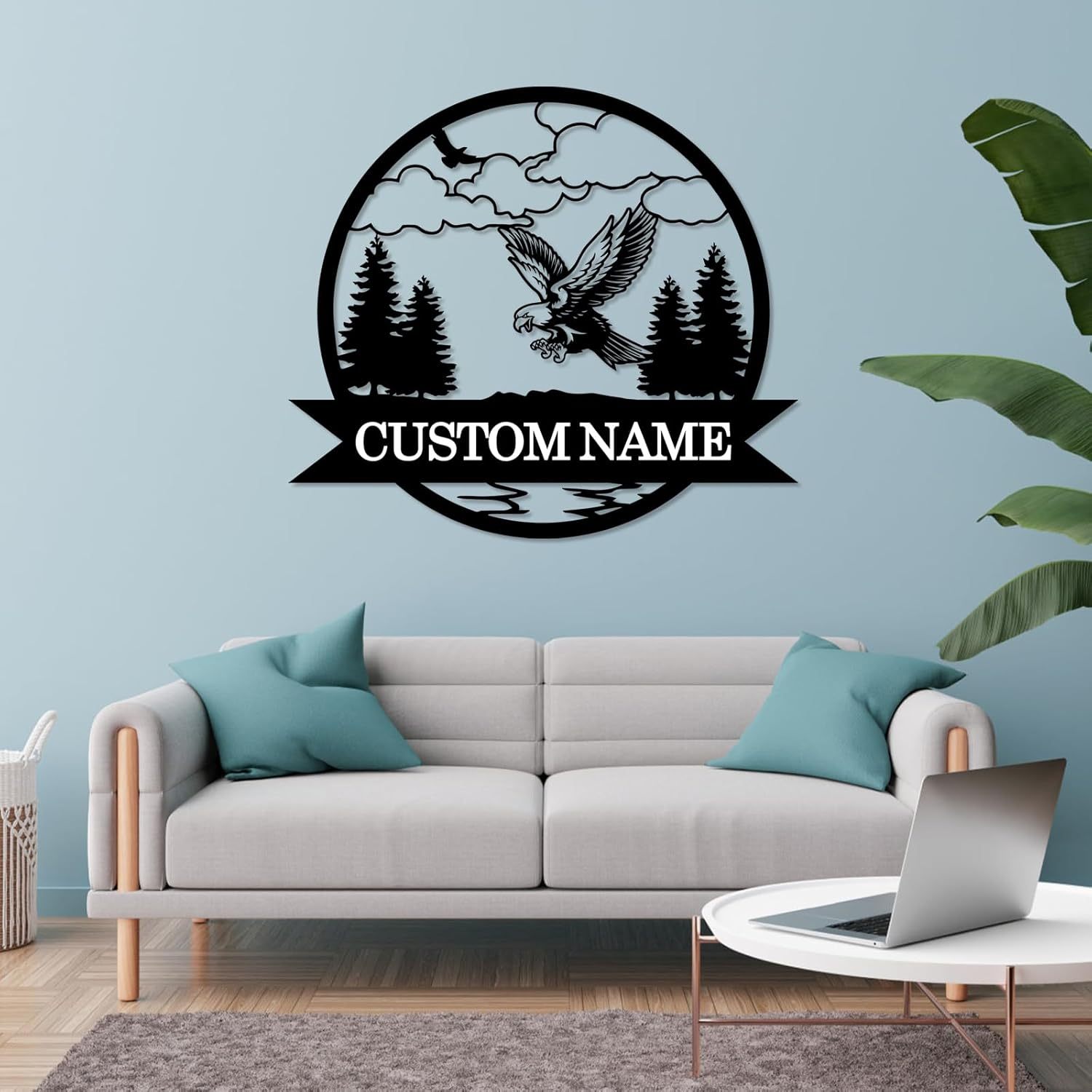 Custom Iron Animal Signs - Personalized Metal Wall Decor with Dragon, Bear, Fox & More-MetalsignX