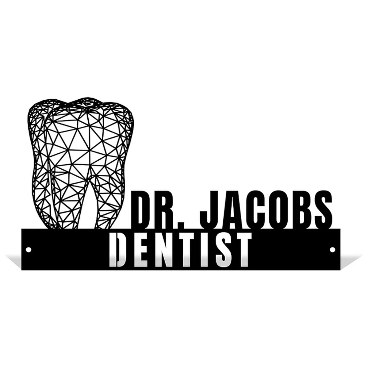  Custom Family Name Plate for Desk, Metal Sign Name Tags, Personalized Desk Accessories-MetalsignX