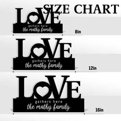  Custom Family Name Plate for Desk, Metal Sign Name Tags, Personalized Desk Accessories-MetalsignX