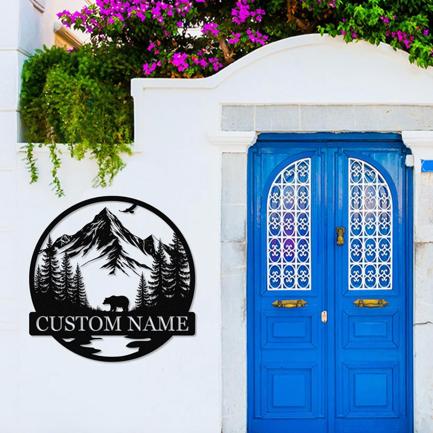 Custom Iron Animal Signs - Personalized Metal Wall Decor with Dragon, Bear, Fox & More-MetalsignX