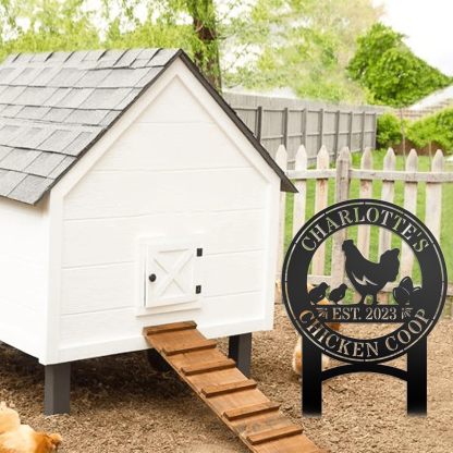 Custom Metal Signs Chicken Coop Signs for Farm Yard Decor-MetalsignX