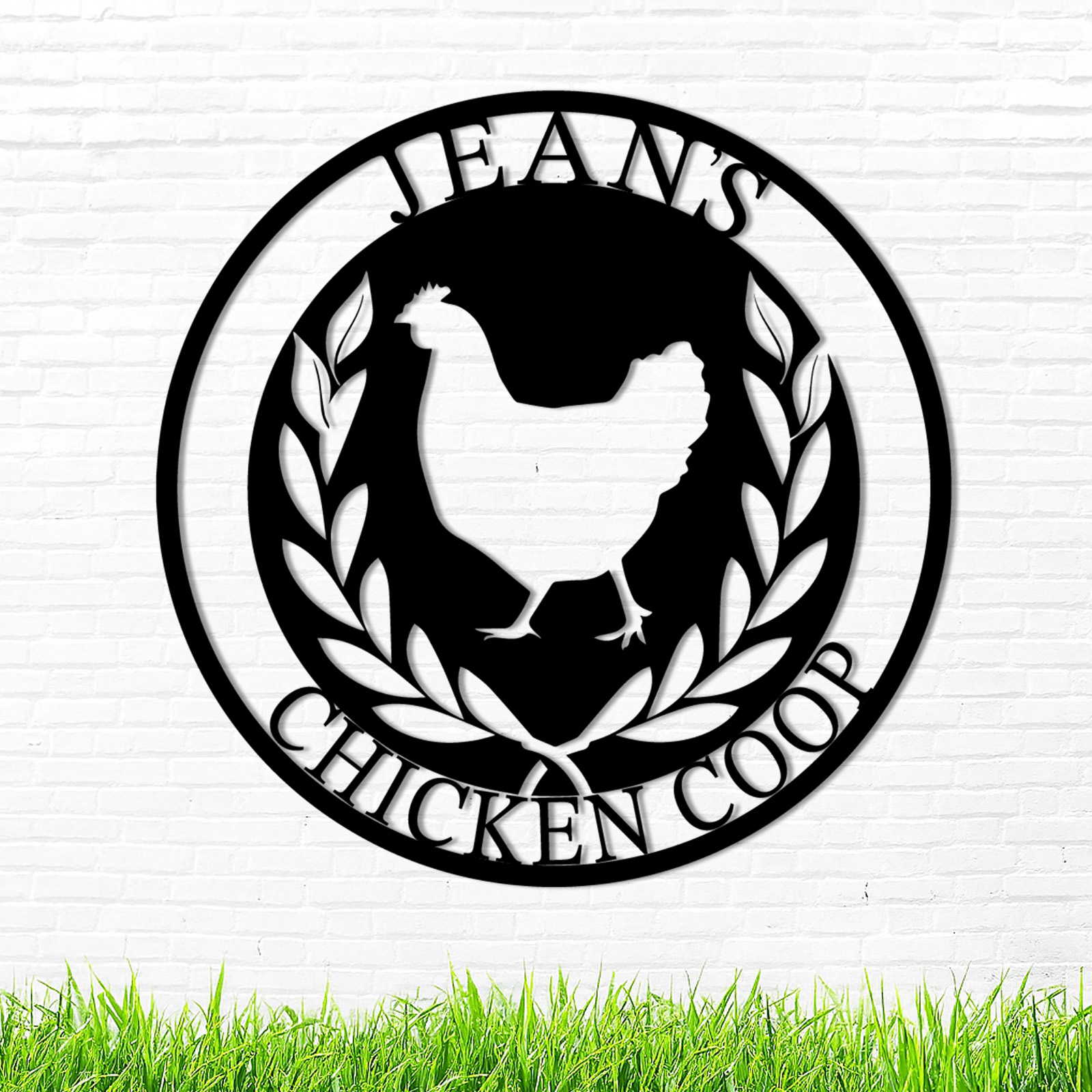 Custom Metal Signs Chicken Coop Signs for Farm Yard Decor