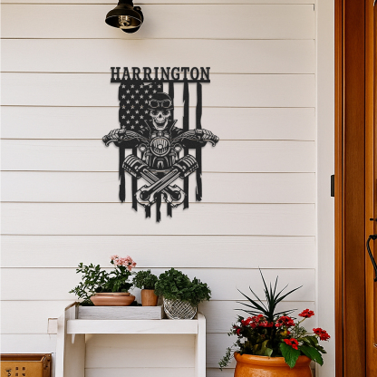 Metal Motorcycle Name Sign, Motorcycle Sign, Metal Motorcycle Sign, Motorcycle Wall Art, Metal Wall Art, Home Decor, Outdoor Decor