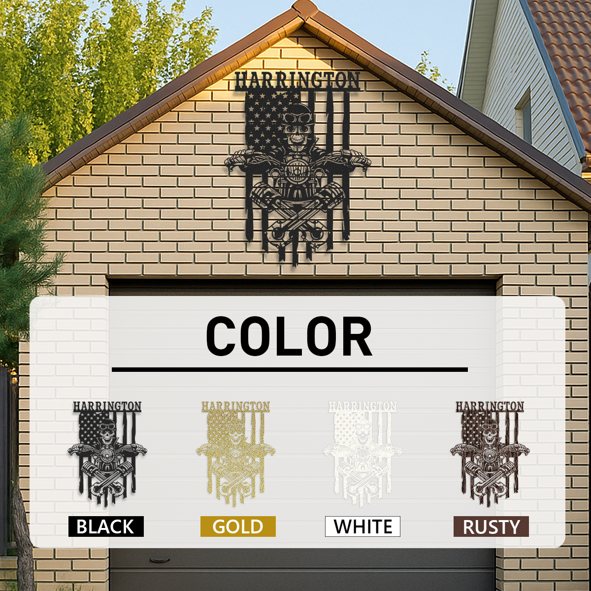 Metal Motorcycle Name Sign, Motorcycle Sign, Metal Motorcycle Sign, Motorcycle Wall Art, Metal Wall Art, Home Decor, Outdoor Decor