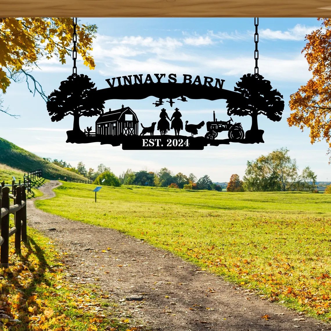 Custom Metal Ranch Sign, Custom Every Farm Sign, Farmville Metal Sign, Farm Entrance Sign, Animal Farm Sign, Farmhouse Decor