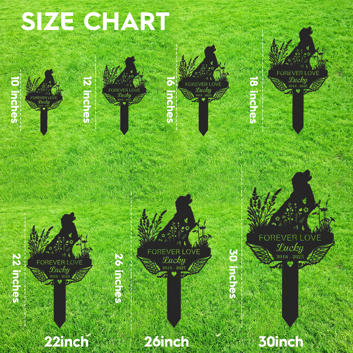 Golden Retriever Memorial Stake Sign Personalized Pet Grave Markers Sign,Pet Loss Gift,Sympathy Sign,Metal Yard Art