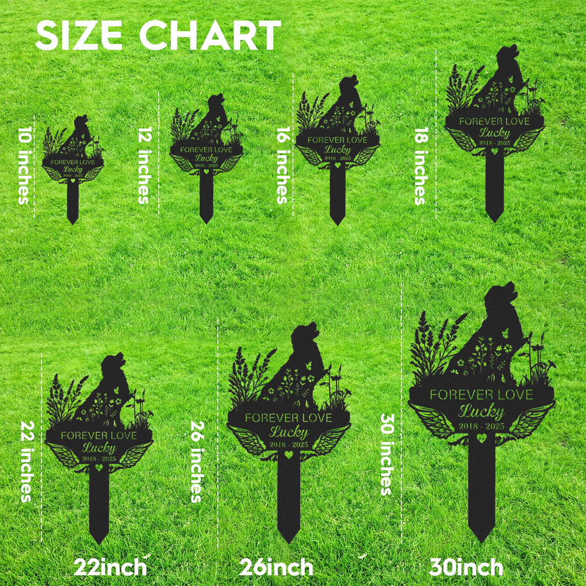 Golden Retriever Memorial Stake Sign Personalized Pet Grave Markers Sign,Pet Loss Gift,Sympathy Sign,Metal Yard Art