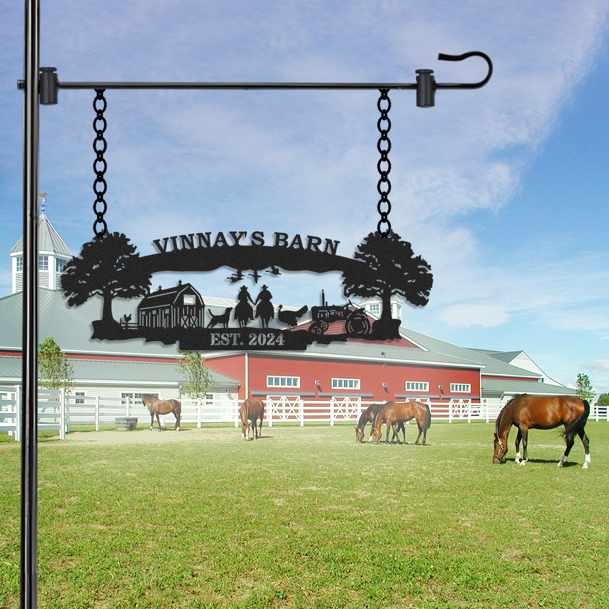 Custom Metal Ranch Sign, Custom Every Farm Sign, Farmville Metal Sign, Farm Entrance Sign, Animal Farm Sign, Farmhouse Decor