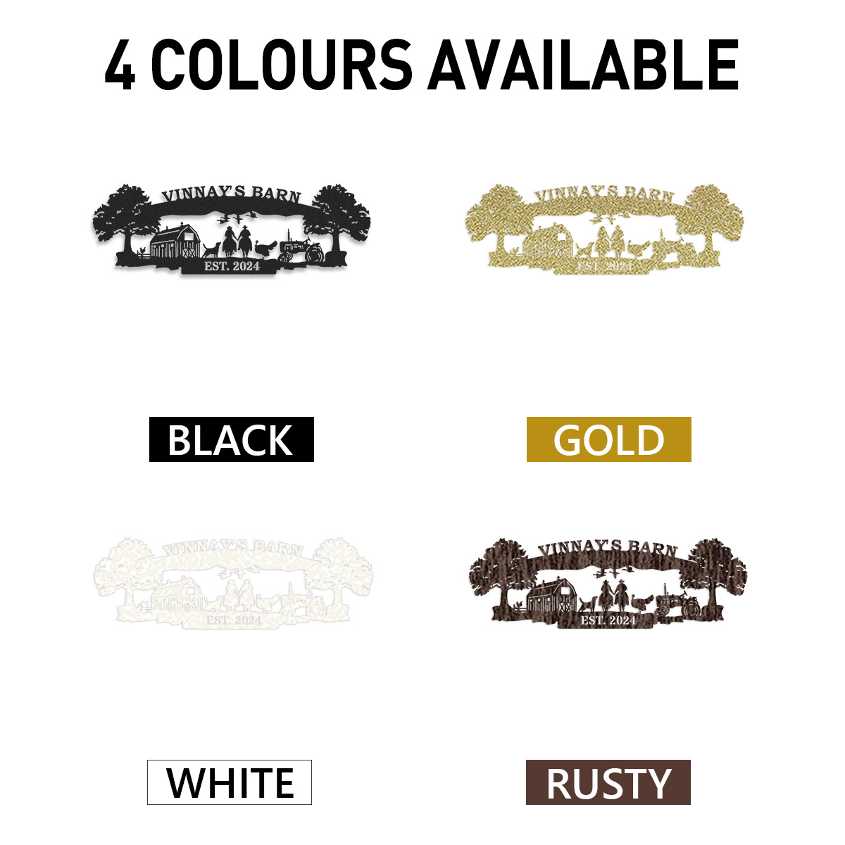 Custom Metal Ranch Sign, Custom Every Farm Sign, Farmville Metal Sign, Farm Entrance Sign, Animal Farm Sign, Farmhouse Decor