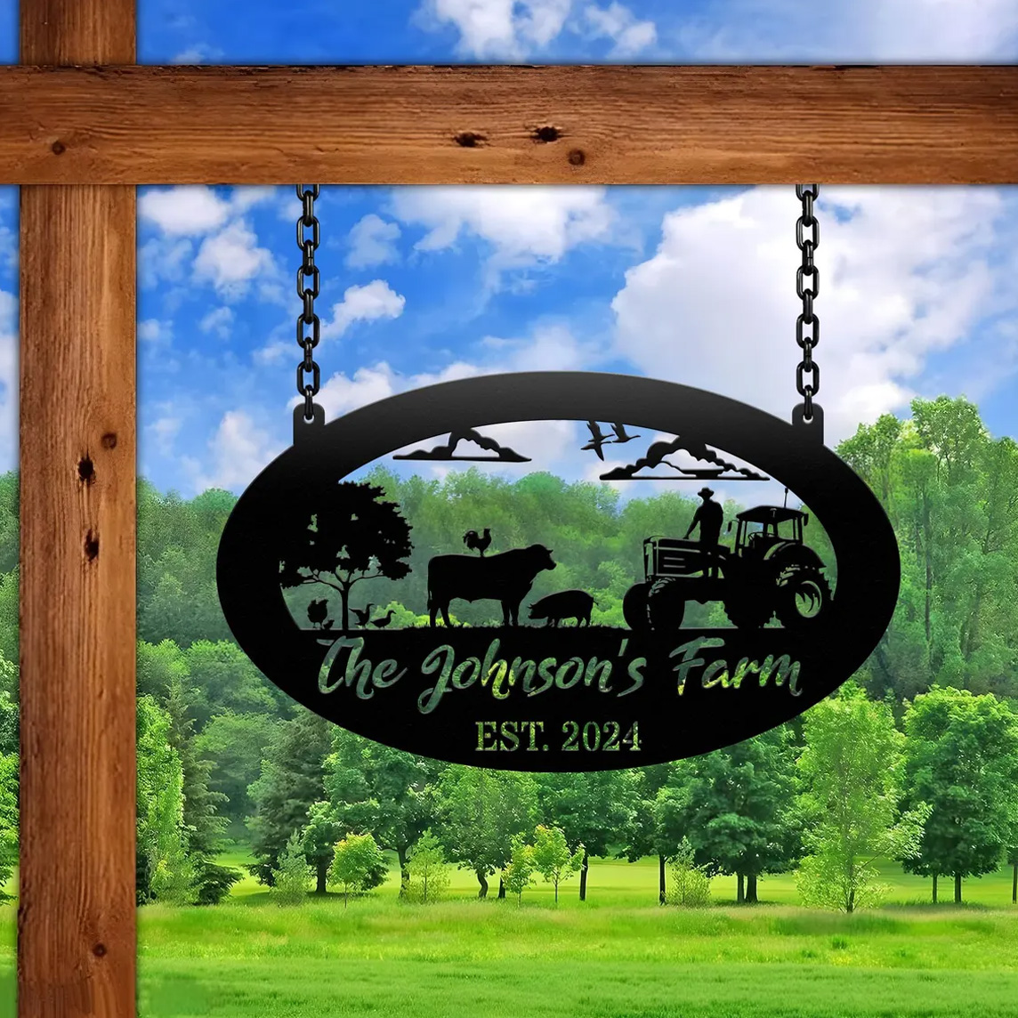 Custom Metal Signs, Personalized Farm House Metal Sign, Metal Wall Decor, Personalized Camping/Wedding Gifts Mothers Day Gifts