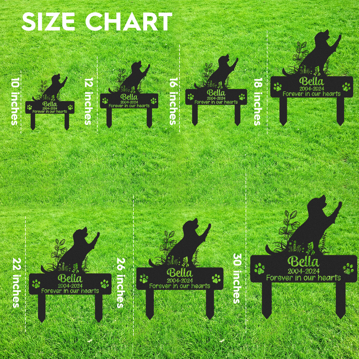 Custom Dog Memorial Garden Stake, Any Dog Breed Pet Loss Marker, Personalized Labrador Retrievers Outdoor Tribute Metal Sign, Sympathy Gift for Pet Owners